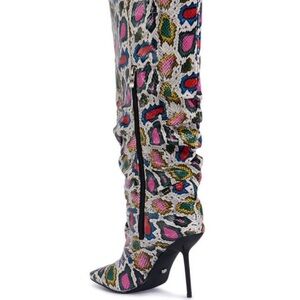 Colorful Patterned Women's Boots